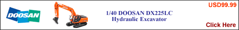 1/40 DOOSAN DX225LC Hydraulic Excavator